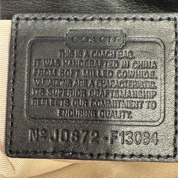 Coach Hampton Pebbled Leather Tote - Picture 13 of 13